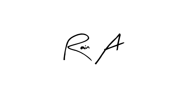 How to Draw Rain A signature style? Arty Signature is a latest design signature styles for name Rain A. Rain A signature style 8 images and pictures png