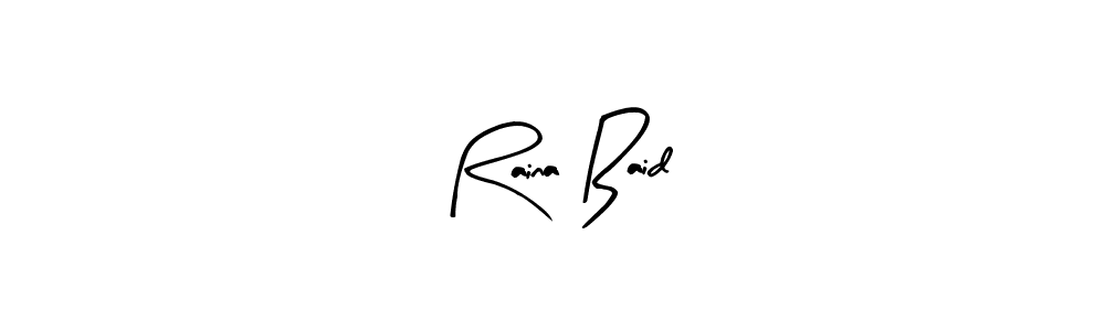 Make a beautiful signature design for name Raina Baid. Use this online signature maker to create a handwritten signature for free. Raina Baid signature style 8 images and pictures png