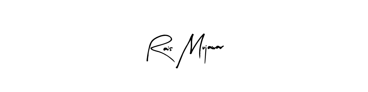 Arty Signature is a professional signature style that is perfect for those who want to add a touch of class to their signature. It is also a great choice for those who want to make their signature more unique. Get Rais Mujawar name to fancy signature for free. Rais Mujawar signature style 8 images and pictures png