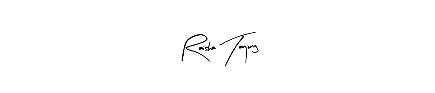 Here are the top 10 professional signature styles for the name Raisha Tanjung. These are the best autograph styles you can use for your name. Raisha Tanjung signature style 8 images and pictures png
