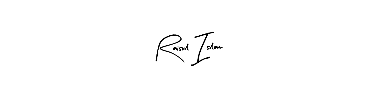 Make a beautiful signature design for name Raisul Islam. With this signature (Arty Signature) style, you can create a handwritten signature for free. Raisul Islam signature style 8 images and pictures png