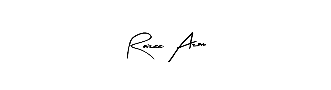 You should practise on your own different ways (Arty Signature) to write your name (Raizee Azam) in signature. don't let someone else do it for you. Raizee Azam signature style 8 images and pictures png
