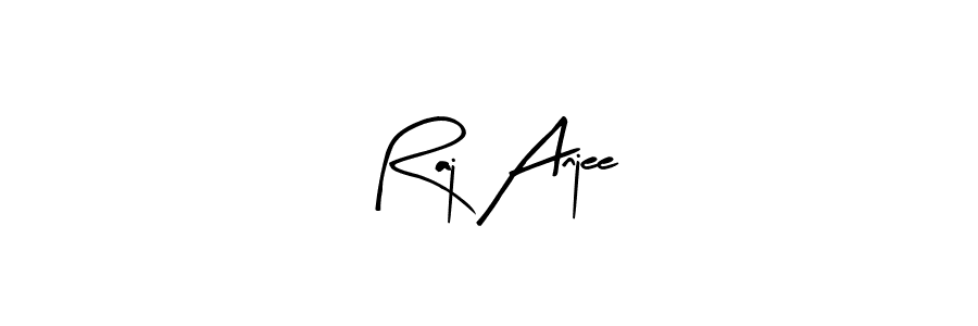 Make a beautiful signature design for name Raj Anjee. Use this online signature maker to create a handwritten signature for free. Raj Anjee signature style 8 images and pictures png