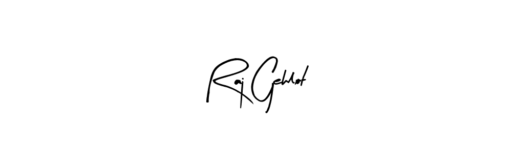 Similarly Arty Signature is the best handwritten signature design. Signature creator online .You can use it as an online autograph creator for name Raj Gehlot. Raj Gehlot signature style 8 images and pictures png