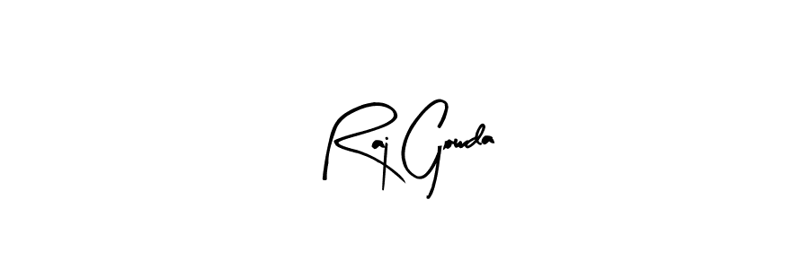 Create a beautiful signature design for name Raj Gowda. With this signature (Arty Signature) fonts, you can make a handwritten signature for free. Raj Gowda signature style 8 images and pictures png