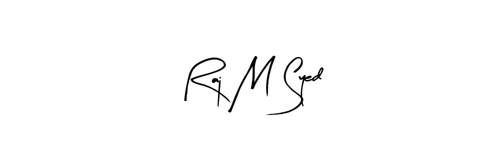 Similarly Arty Signature is the best handwritten signature design. Signature creator online .You can use it as an online autograph creator for name Raj M Syed. Raj M Syed signature style 8 images and pictures png