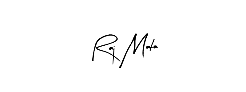 The best way (Arty Signature) to make a short signature is to pick only two or three words in your name. The name Raj Mata include a total of six letters. For converting this name. Raj Mata signature style 8 images and pictures png