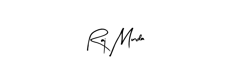 The best way (Arty Signature) to make a short signature is to pick only two or three words in your name. The name Raj Munda include a total of six letters. For converting this name. Raj Munda signature style 8 images and pictures png