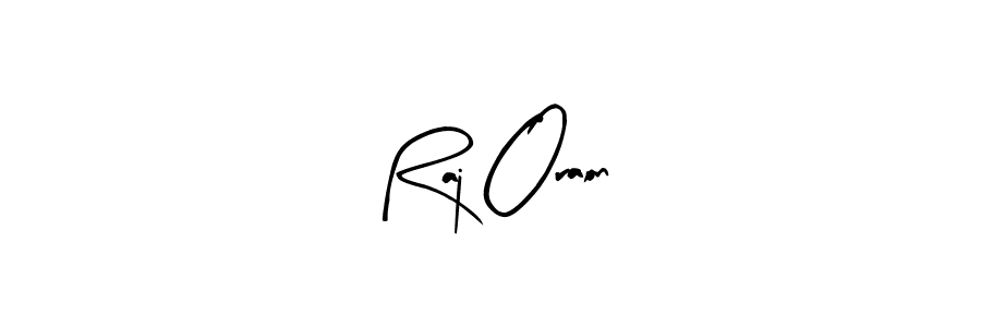 Arty Signature is a professional signature style that is perfect for those who want to add a touch of class to their signature. It is also a great choice for those who want to make their signature more unique. Get Raj Oraon name to fancy signature for free. Raj Oraon signature style 8 images and pictures png