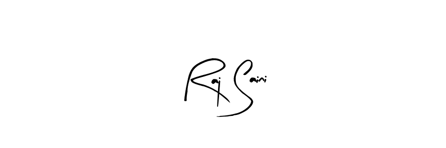 Use a signature maker to create a handwritten signature online. With this signature software, you can design (Arty Signature) your own signature for name Raj Saini. Raj Saini signature style 8 images and pictures png