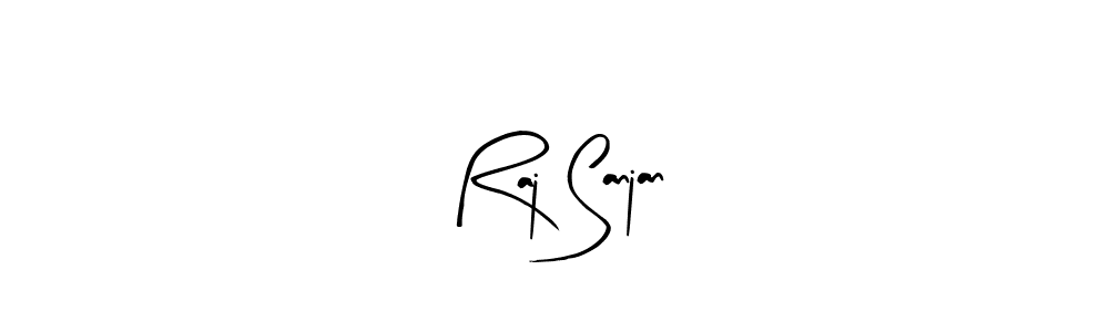 Raj Sanjan stylish signature style. Best Handwritten Sign (Arty Signature) for my name. Handwritten Signature Collection Ideas for my name Raj Sanjan. Raj Sanjan signature style 8 images and pictures png