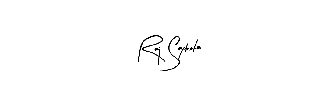 Similarly Arty Signature is the best handwritten signature design. Signature creator online .You can use it as an online autograph creator for name Raj Sapkota. Raj Sapkota signature style 8 images and pictures png