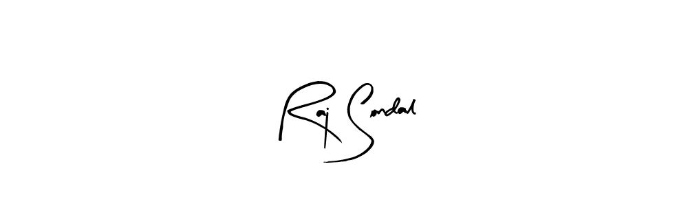 Make a beautiful signature design for name Raj Sondal. With this signature (Arty Signature) style, you can create a handwritten signature for free. Raj Sondal signature style 8 images and pictures png