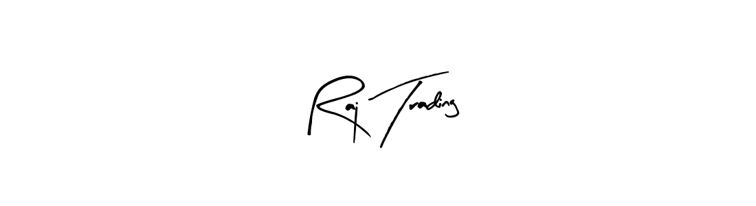 Arty Signature is a professional signature style that is perfect for those who want to add a touch of class to their signature. It is also a great choice for those who want to make their signature more unique. Get Raj Trading name to fancy signature for free. Raj Trading signature style 8 images and pictures png