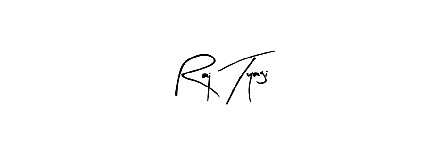 Design your own signature with our free online signature maker. With this signature software, you can create a handwritten (Arty Signature) signature for name Raj Tyagi. Raj Tyagi signature style 8 images and pictures png