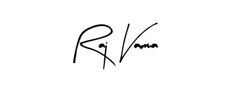 The Arty Signature typeface gives name Raj Varma a refined look. Suitable for certificates, diplomas, and official verification. Raj Varma signature style 8 images and pictures png
