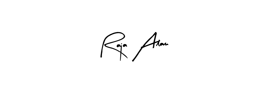 Make a beautiful signature design for name Raja Alam. With this signature (Arty Signature) style, you can create a handwritten signature for free. Raja Alam signature style 8 images and pictures png