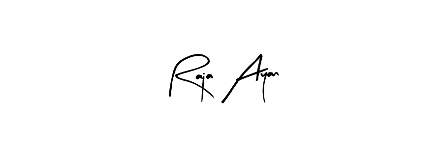 Design your own signature with our free online signature maker. With this signature software, you can create a handwritten (Arty Signature) signature for name Raja Ayan. Raja Ayan signature style 8 images and pictures png