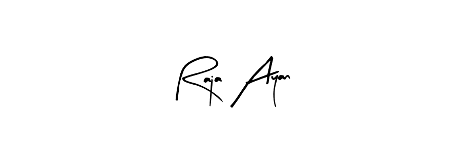 Raja Ayan stylish signature style. Best Handwritten Sign (Arty Signature) for my name. Handwritten Signature Collection Ideas for my name Raja Ayan. Raja Ayan signature style 8 images and pictures png