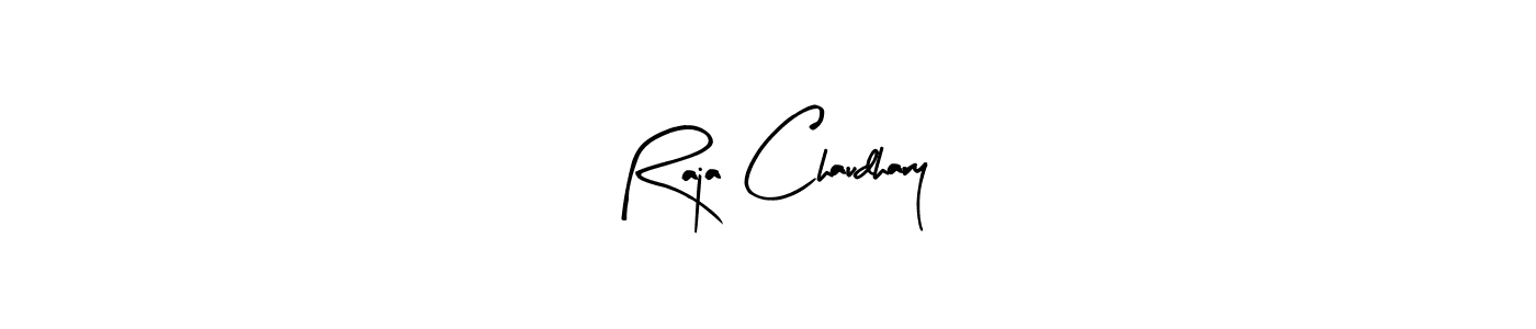 Design your own signature with our free online signature maker. With this signature software, you can create a handwritten (Arty Signature) signature for name Raja Chaudhary. Raja Chaudhary signature style 8 images and pictures png
