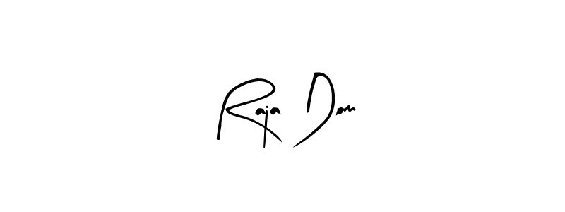 Create a beautiful signature design for name Raja Dom. With this signature (Arty Signature) fonts, you can make a handwritten signature for free. Raja Dom signature style 8 images and pictures png