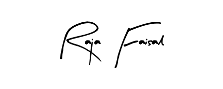 Get inspired by this graceful Arty Signature signature style for name Raja Faisal. Smooth loops and balanced proportions for everyday use. Raja Faisal signature style 8 images and pictures png