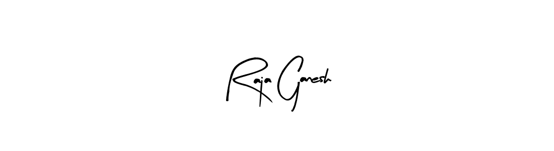 Arty Signature is a professional signature style that is perfect for those who want to add a touch of class to their signature. It is also a great choice for those who want to make their signature more unique. Get Raja Ganesh name to fancy signature for free. Raja Ganesh signature style 8 images and pictures png