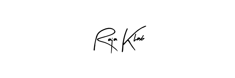 The best way (Arty Signature) to make a short signature is to pick only two or three words in your name. The name Raja Khab include a total of six letters. For converting this name. Raja Khab signature style 8 images and pictures png