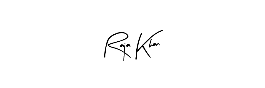 Design your own signature with our free online signature maker. With this signature software, you can create a handwritten (Arty Signature) signature for name Raja Khan. Raja Khan signature style 8 images and pictures png