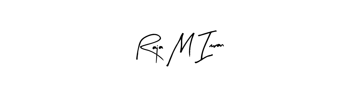 Also You can easily find your signature by using the search form. We will create Raja M Imran name handwritten signature images for you free of cost using Arty Signature sign style. Raja M Imran signature style 8 images and pictures png