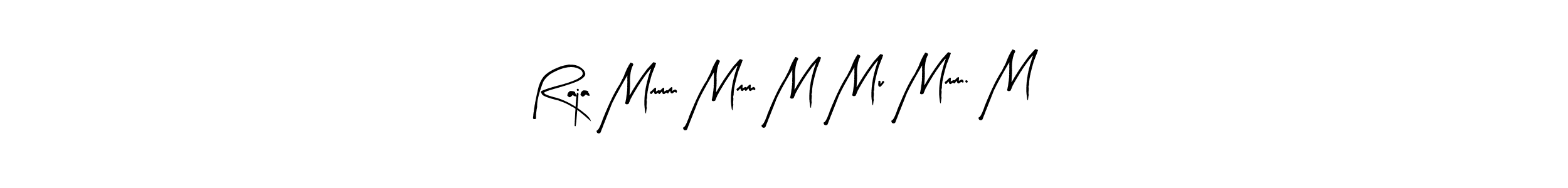 Arty Signature is a professional signature style that is perfect for those who want to add a touch of class to their signature. It is also a great choice for those who want to make their signature more unique. Get Raja Mmmm Mmm M Mu Mmm. M name to fancy signature for free. Raja Mmmm Mmm M Mu Mmm. M signature style 8 images and pictures png