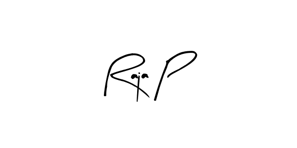 Make a beautiful signature design for name Raja P. With this signature (Arty Signature) style, you can create a handwritten signature for free. Raja P signature style 8 images and pictures png