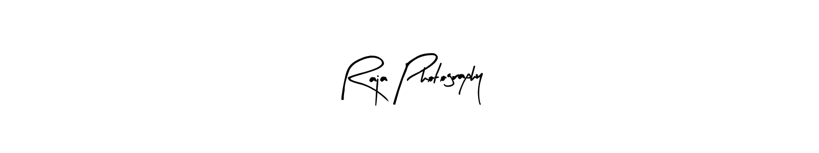 You should practise on your own different ways (Arty Signature) to write your name (Raja Photography) in signature. don't let someone else do it for you. Raja Photography signature style 8 images and pictures png