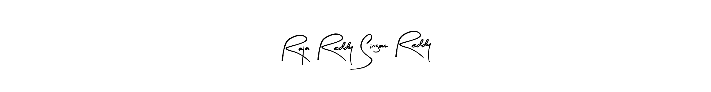 Make a beautiful signature design for name Raja Reddy Singam Reddy. With this signature (Arty Signature) style, you can create a handwritten signature for free. Raja Reddy Singam Reddy signature style 8 images and pictures png