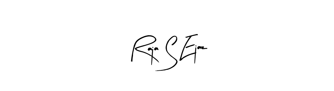 You can use this online signature creator to create a handwritten signature for the name Raja S Ejaz. This is the best online autograph maker. Raja S Ejaz signature style 8 images and pictures png