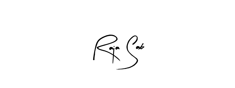 Raja Sab stylish signature style. Best Handwritten Sign (Arty Signature) for my name. Handwritten Signature Collection Ideas for my name Raja Sab. Raja Sab signature style 8 images and pictures png