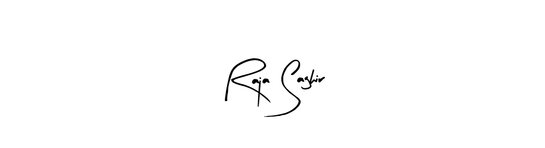 Raja Saghir stylish signature style. Best Handwritten Sign (Arty Signature) for my name. Handwritten Signature Collection Ideas for my name Raja Saghir. Raja Saghir signature style 8 images and pictures png