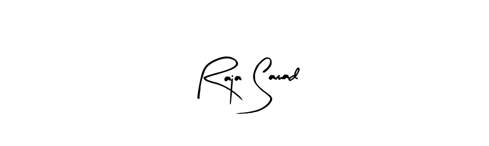 Use a signature maker to create a handwritten signature online. With this signature software, you can design (Arty Signature) your own signature for name Raja Samad. Raja Samad signature style 8 images and pictures png