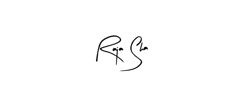 Design your own signature with our free online signature maker. With this signature software, you can create a handwritten (Arty Signature) signature for name Raja Sha. Raja Sha signature style 8 images and pictures png