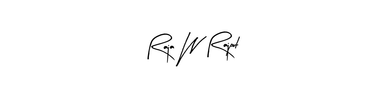 Use a signature maker to create a handwritten signature online. With this signature software, you can design (Arty Signature) your own signature for name Raja W Rajput. Raja W Rajput signature style 8 images and pictures png