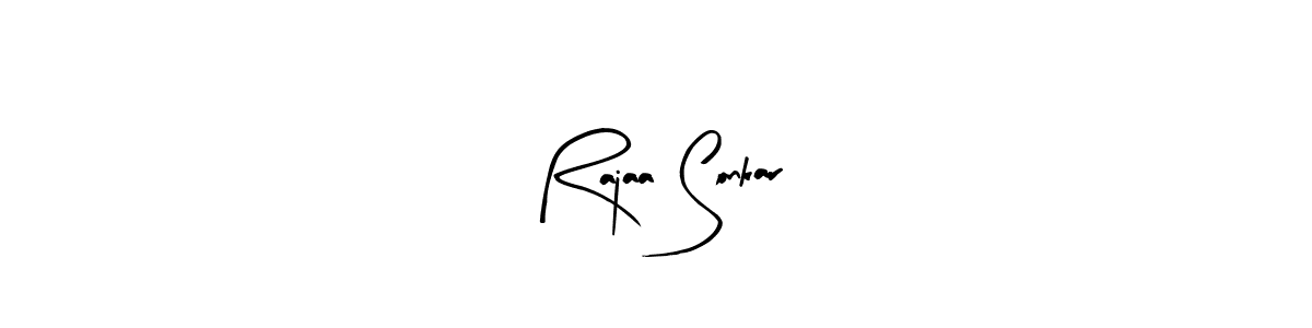 Design your own signature with our free online signature maker. With this signature software, you can create a handwritten (Arty Signature) signature for name Rajaa Sonkar. Rajaa Sonkar signature style 8 images and pictures png