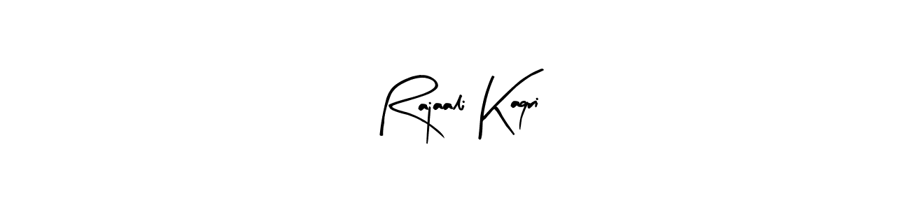 How to make Rajaali Kaqri name signature. Use Arty Signature style for creating short signs online. This is the latest handwritten sign. Rajaali Kaqri signature style 8 images and pictures png
