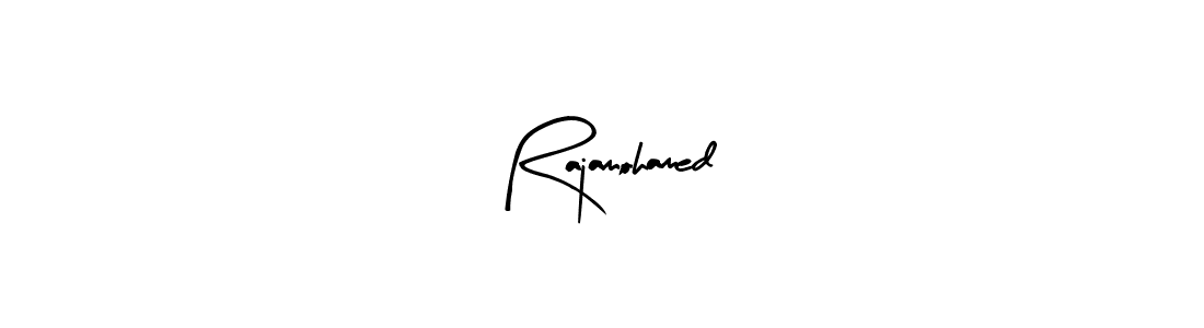 if you are searching for the best signature style for your name Rajamohamed. so please give up your signature search. here we have designed multiple signature styles  using Arty Signature. Rajamohamed signature style 8 images and pictures png