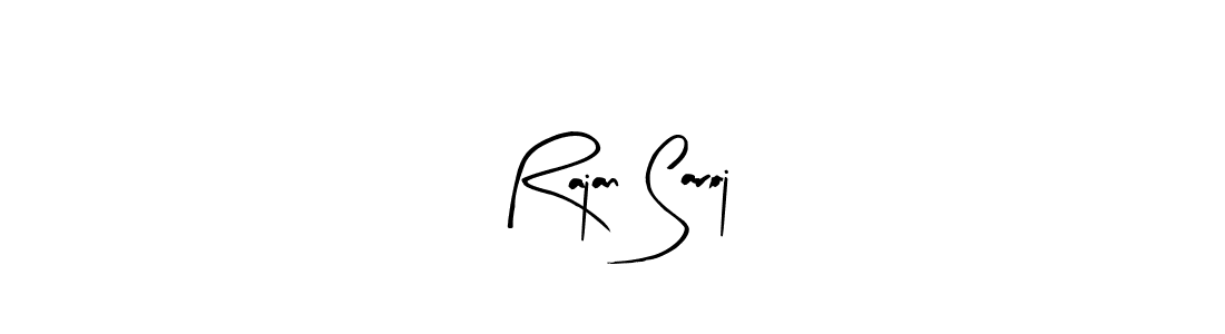 Design your own signature with our free online signature maker. With this signature software, you can create a handwritten (Arty Signature) signature for name Rajan Saroj. Rajan Saroj signature style 8 images and pictures png