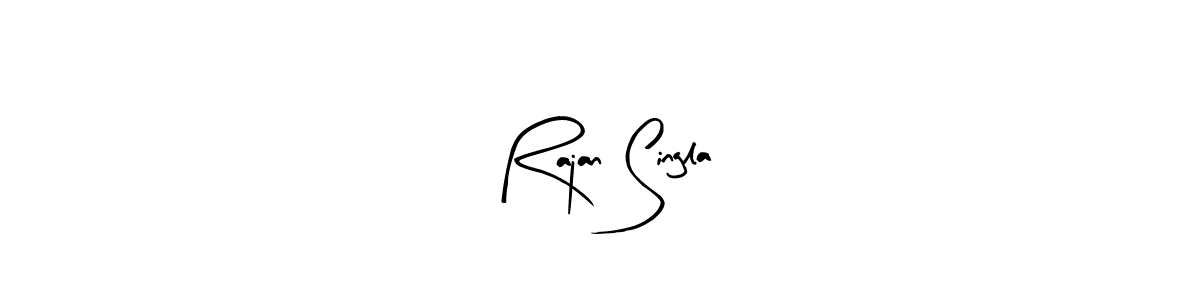 Also we have Rajan Singla name is the best signature style. Create professional handwritten signature collection using Arty Signature autograph style. Rajan Singla signature style 8 images and pictures png