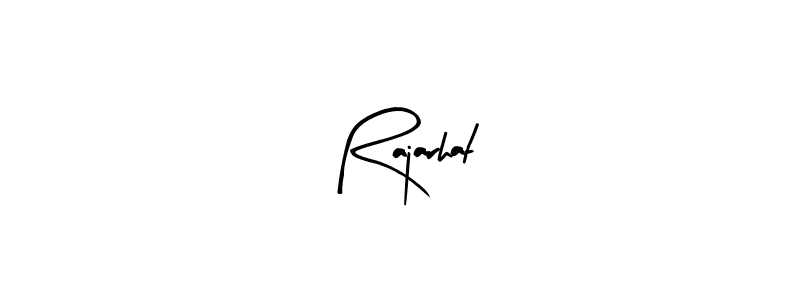 Arty Signature is a professional signature style that is perfect for those who want to add a touch of class to their signature. It is also a great choice for those who want to make their signature more unique. Get Rajarhat name to fancy signature for free. Rajarhat signature style 8 images and pictures png