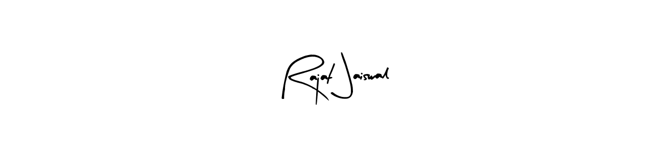 Make a beautiful signature design for name Rajat Jaiswal. With this signature (Arty Signature) style, you can create a handwritten signature for free. Rajat Jaiswal signature style 8 images and pictures png