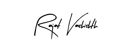 Style your name Rajat Vashishth with confidence using Arty Signature signature design. Simple, elegant, and ready for immediate document use. Rajat Vashishth signature style 8 images and pictures png
