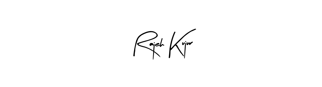 Design your own signature with our free online signature maker. With this signature software, you can create a handwritten (Arty Signature) signature for name Rajeh Kujur. Rajeh Kujur signature style 8 images and pictures png