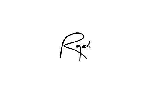 Design your own signature with our free online signature maker. With this signature software, you can create a handwritten (Arty Signature) signature for name Rajel. Rajel signature style 8 images and pictures png